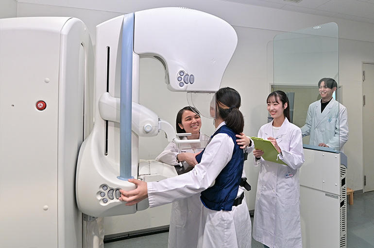 マンモグラフィ装置の画像